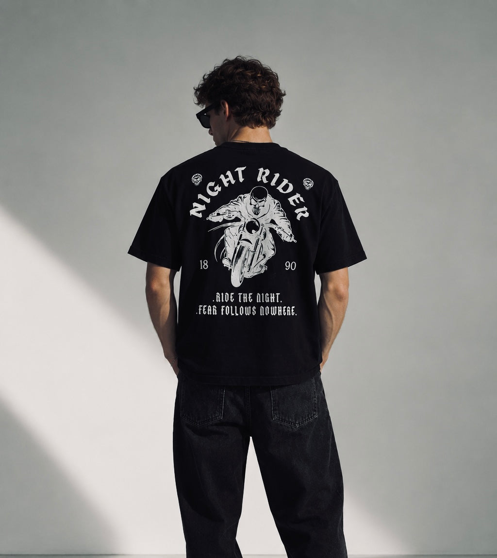 NIGHT RIDER TE SHIRT
